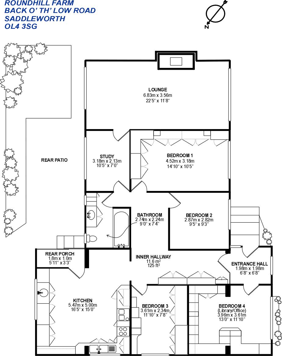 Roundhill Farm internal Floor Plan